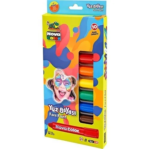 Nova Color Yüz Boyası 10 Lu Nc-213