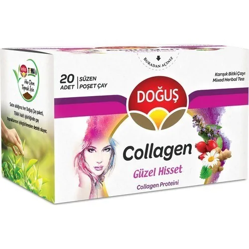 Doğuş Collagen Bitki Çayı Süzen Poşet 1.5 Gr 20"li