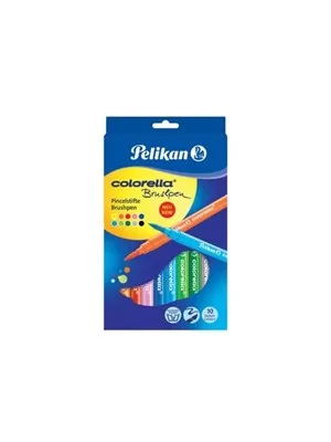 Pelikan Colorella Fırça Uçlu Keçeli Kalem 10 Lu 814577