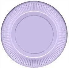 Nedi 22 Cm Karton Tabak 8 Li Düz Makaron Lila 84526