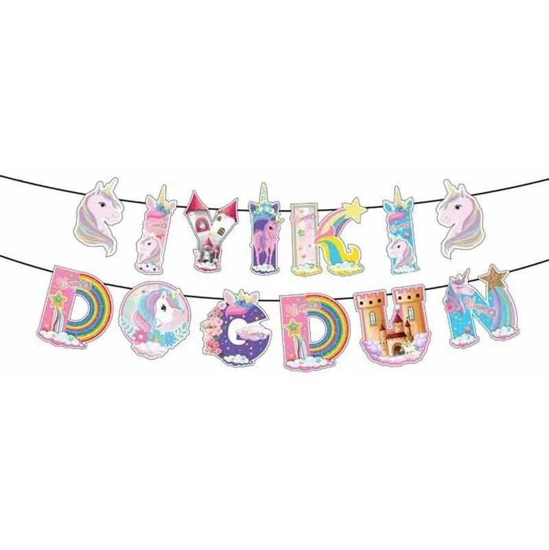 Nedi Oynar Yazı Kırlangıç 'iyiki Doğdun' Unicorn 4101