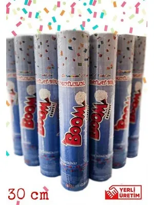 Vigor Boom 30 Cm Konfeti Karnaval 9311\bk-001