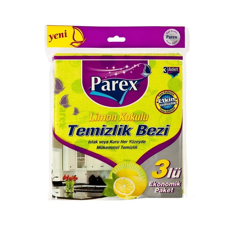 Parex Limon Kokulu Temizlik Bezi 3"lü 1909747