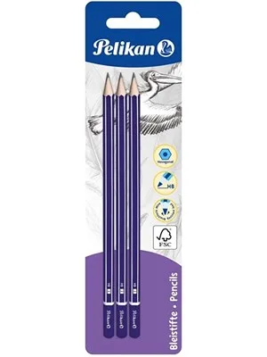 Pelikan Hb-b-2b Kurşun Kalem 3"lü 807418