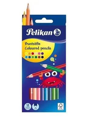 Pelikan 12 Renk Kuruboya Kalemi 724005