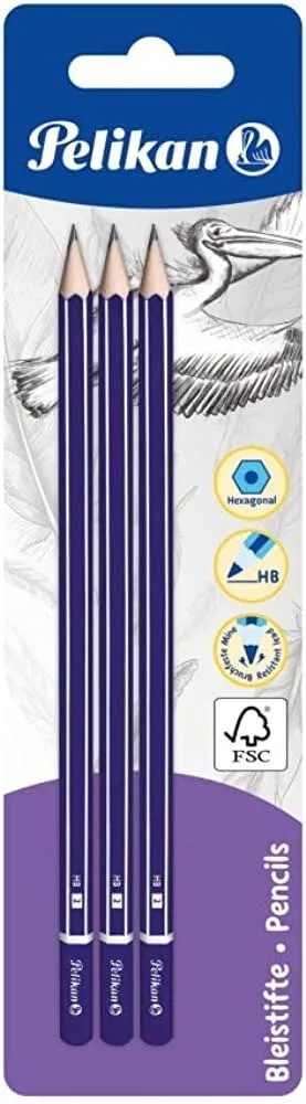 Pelikan Hb Kurşun Kalem 3"lü 978841