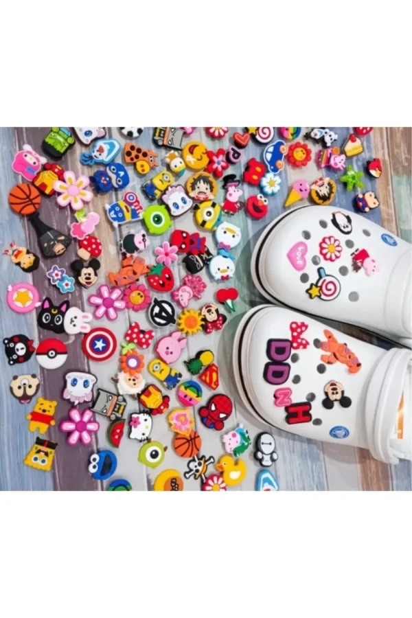 Elif Crocs Terlik Süsü Muh. Desenler