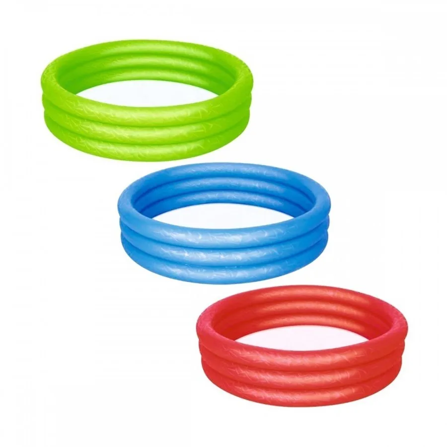 Bestway 122x25 Cm Üç Bölmeli Şişme Havuz 51025
