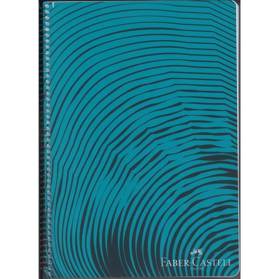 Faber Castell Waves A4 Pp Kapak Spiralli Defter Kareli 100 Yp 5075000437