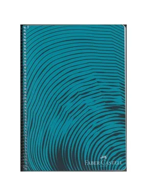 Faber Castell Waves A4 Pp Kapak Spiralli Defter Kareli 100 Yp 5075000437