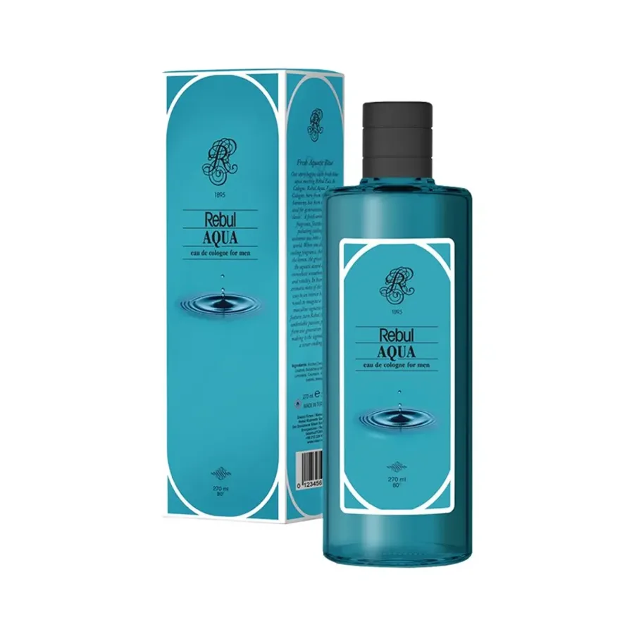 Rebul 250 Ml Kolonya Cam Şişe Aqua
