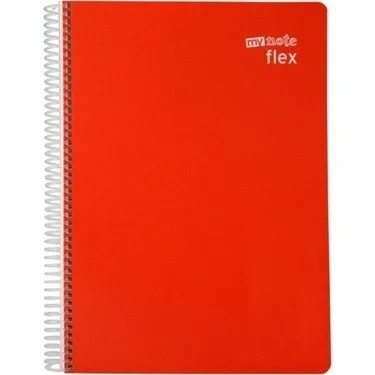 Umur Mynote Flex Neon A4 Pp Kapak Spiralli Defter Kareli 60 Yp Mfxne-a460-k