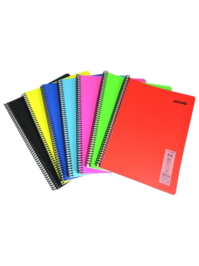 Umur Mynote Flex Neon A5 Pp Kapak Spiralli Defter Çizgili 80 Yp Mfxne-a580-ç