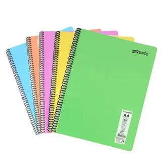 Umur Mynote Flex Pastel A4 Pp Kapak Spiralli Defter Çizgili 120 Yp Mfxpa-a4120-ç