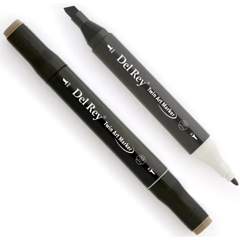 Del Rey Twin Çift Uçlu Marker Kalem Wg8 Warm Grey