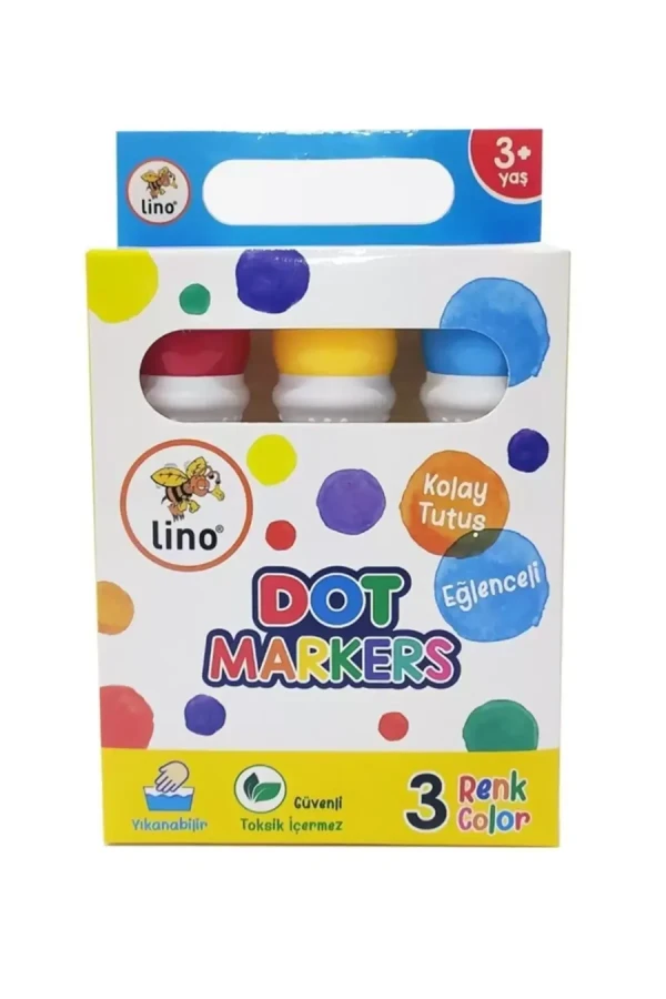 Lino Dot Markers(yıkanabilir) Mini 6"lı Ln-506