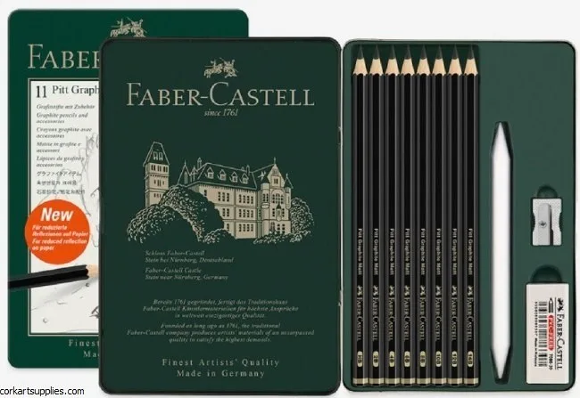 Faber Castell Pitt Graphite Matt Dereceli Kalem 11 Parça Set 115220