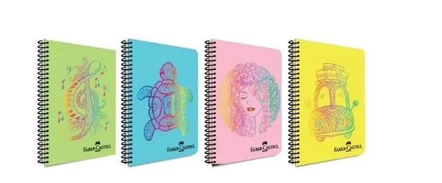 Faber Castell Faces A4 Pp Kapak Spiralli Defter Kareli 100 Yp 5075000493