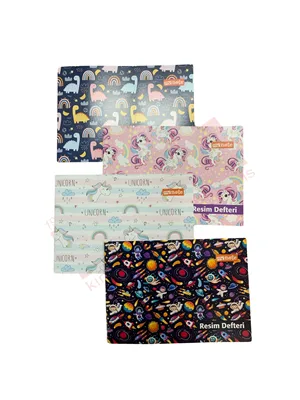 Umur Mynote A4 Karton Kapak Resim Defteri 16 Yp Mtxre-a416