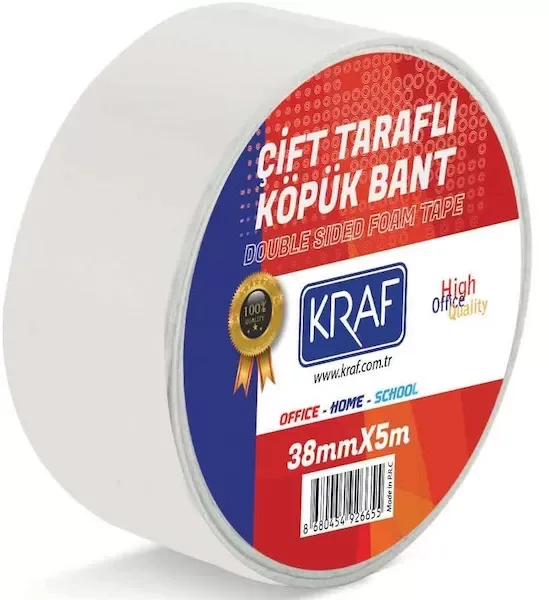 Kraf 38 Mmx5 Mt Çift Taraflı Köpük Bant 5038g