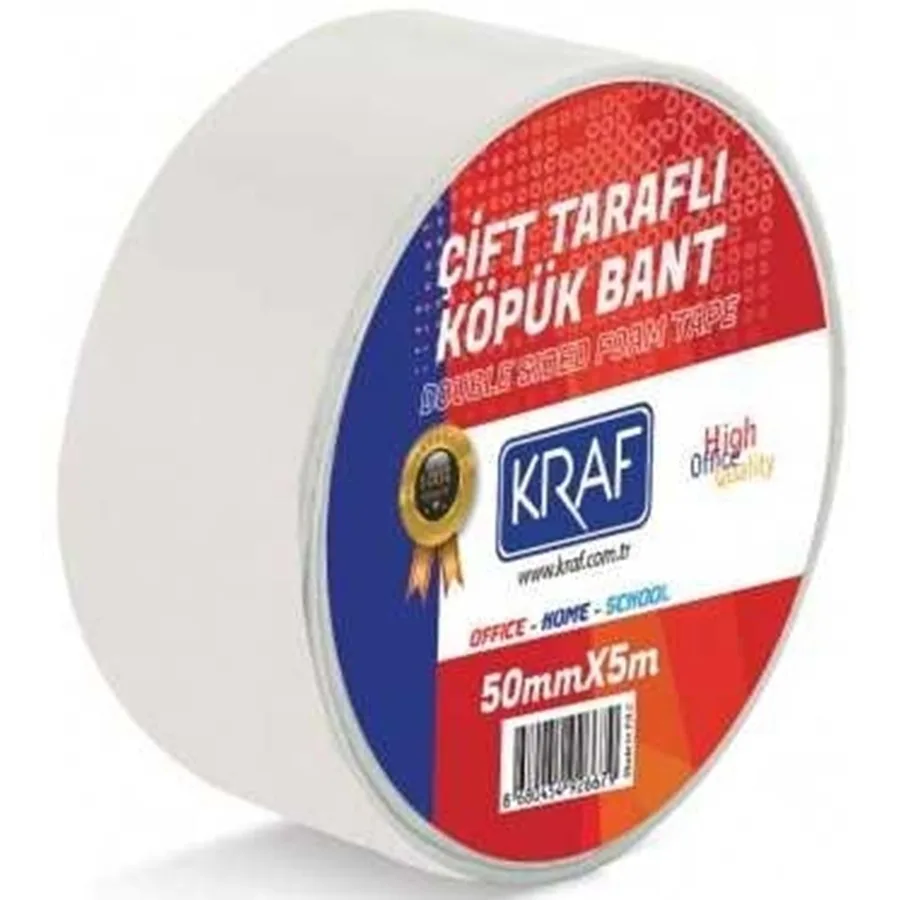 Kraf 50 Mmx5 Mt Çift Taraflı Köpük Bant 5050g