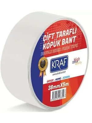 Kraf 25 Mmx5 Mt Çift Taraflı Köpük Bant 5025g