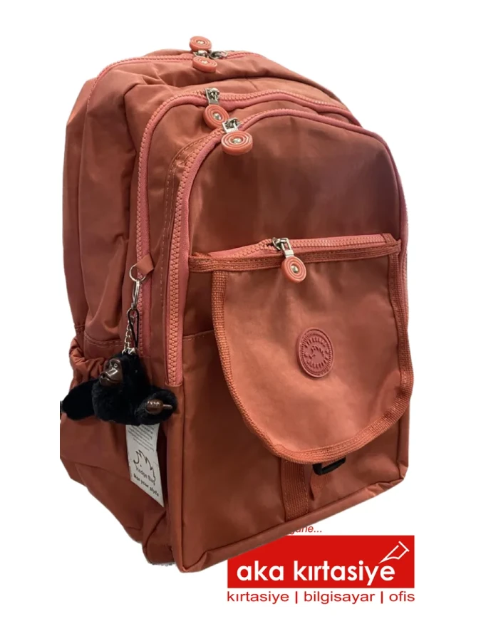 Hedgebag Kırınkıl Hb235 Kapaklı Sırt Çantası Pudra 309631