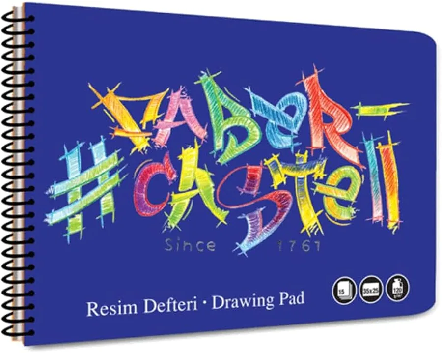 Faber Castell 35x50 Logo Karton Kapak Resim Defteri 15 Yp 5075000478