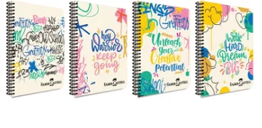 Faber Castell Grafiti A4 Pp Kapak Spiralli Defter Kareli 120 Yp 5075000432