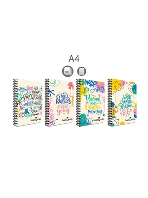 Faber Castell Grafiti A4 Pp Kapak Spiralli Defter Çizgili 120 Yp 5075000431