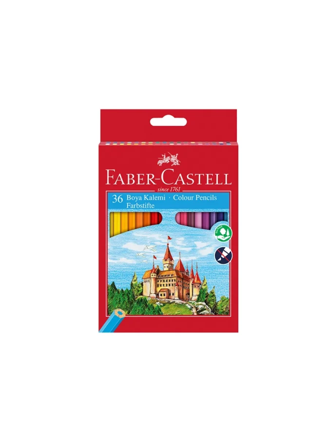 Faber Castell Kuruboya Kalemi 36 Renk Tam Boy 5171000010