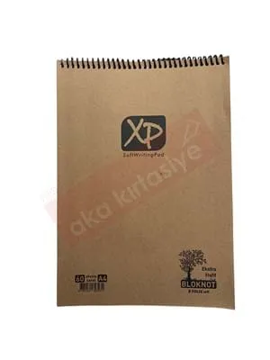 Folıx Xp A6 Kraft Kapak Spiralli Bloknot Çizgili 60 Yp 823323