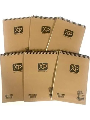 Folıx Xp A4 Kraft Kapak Spiralli Bloknot Kareli 60 Yp 823231