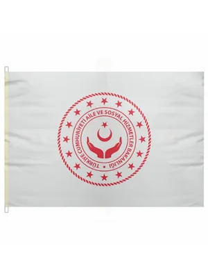 Kale 70x105 Cm Çift Kat Saten Kurum Flaması (dış Mekan)
