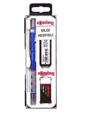 Rotring Tikky Set 0.7 Versatil+min+silgi Mavi Ro-kk07-07-m