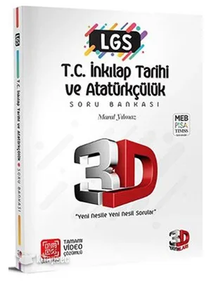 3d Yay.- Lgs T.c. İnkılap Tarihi ve Atatürkçülük Soru Bankası 2324