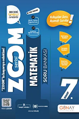 Günay Yay.- 7.sınıf Zoom Serisi Matematik Soru Bankası 2324
