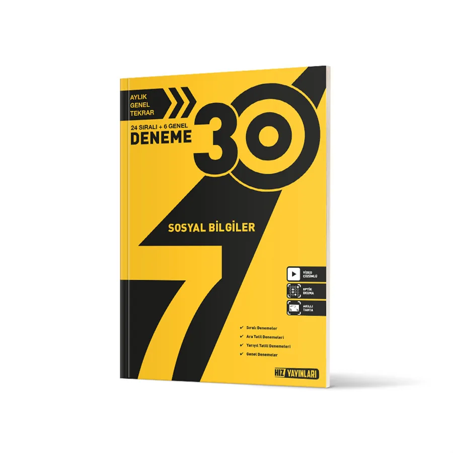 Hız Yay.- 7.sınıf Sosyal Bilgiler Deneme 30"lu 2324