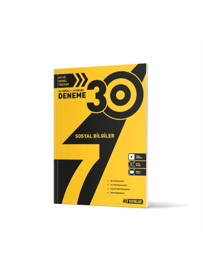 Hız Yay.- 7.sınıf Sosyal Bilgiler Deneme 30"lu 2324