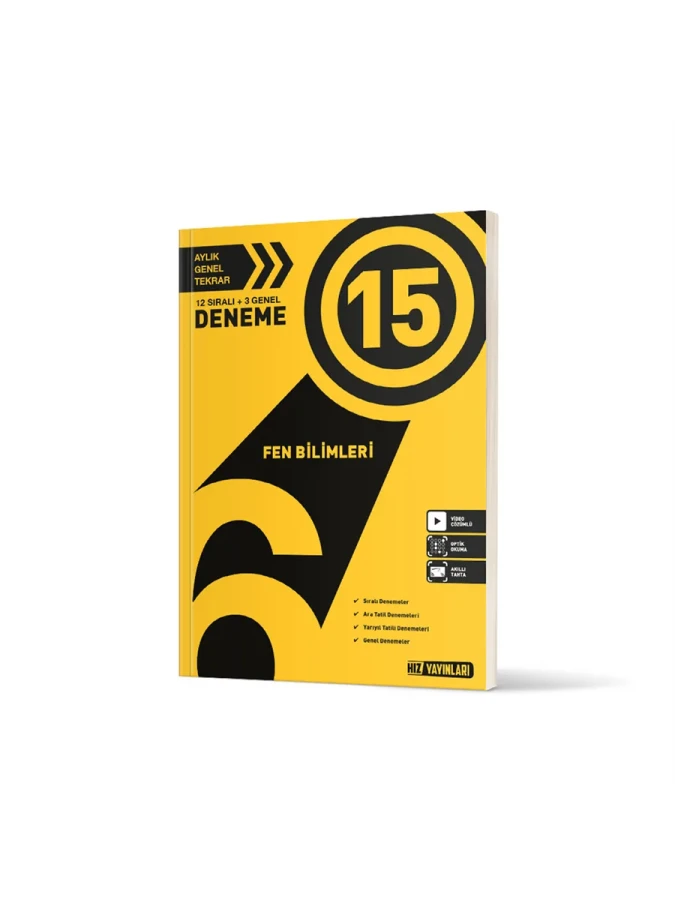 Hız Yay.- 6.sınıf Fen Bilimleri Deneme 15"li 2324