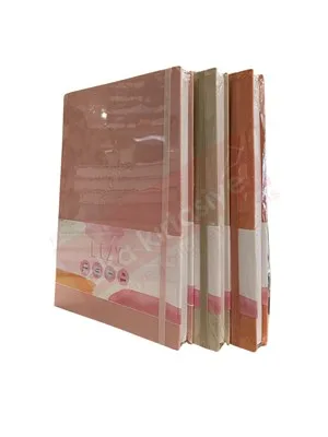 Lizy 14x20 Suni Deri Soft Model Klişeli Lastikli Defter Kareli 168 Yp Sft180k