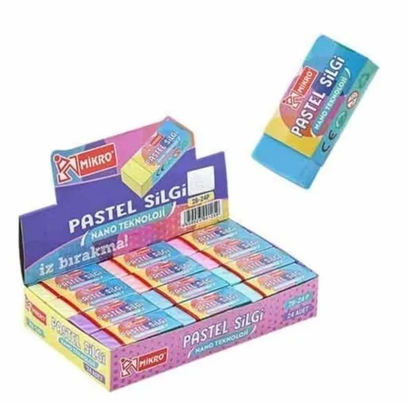 Mikro 2b-24p Pastel Soft Silgi