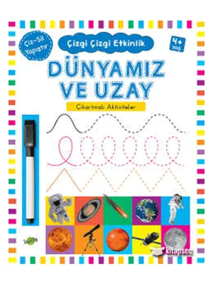 Çizgi Çizgi Etkinlik - Dünyamız ve Uzay - Kukla Yayınları