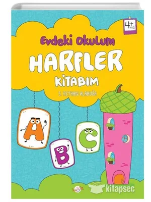 Evdeki Okulum - Harfler Kitabım - Kukla Yayınları