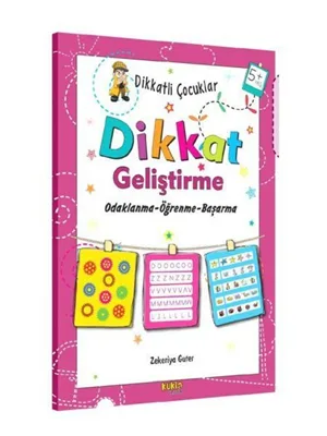 Dikkatli Çocuklar - Dikkat Geliştirme (+5 Yaş) - Kukla Yayınları