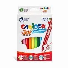 Carioca Jumbo Süper Yıkanabilir Keçeli Kalem 24"lü 40570