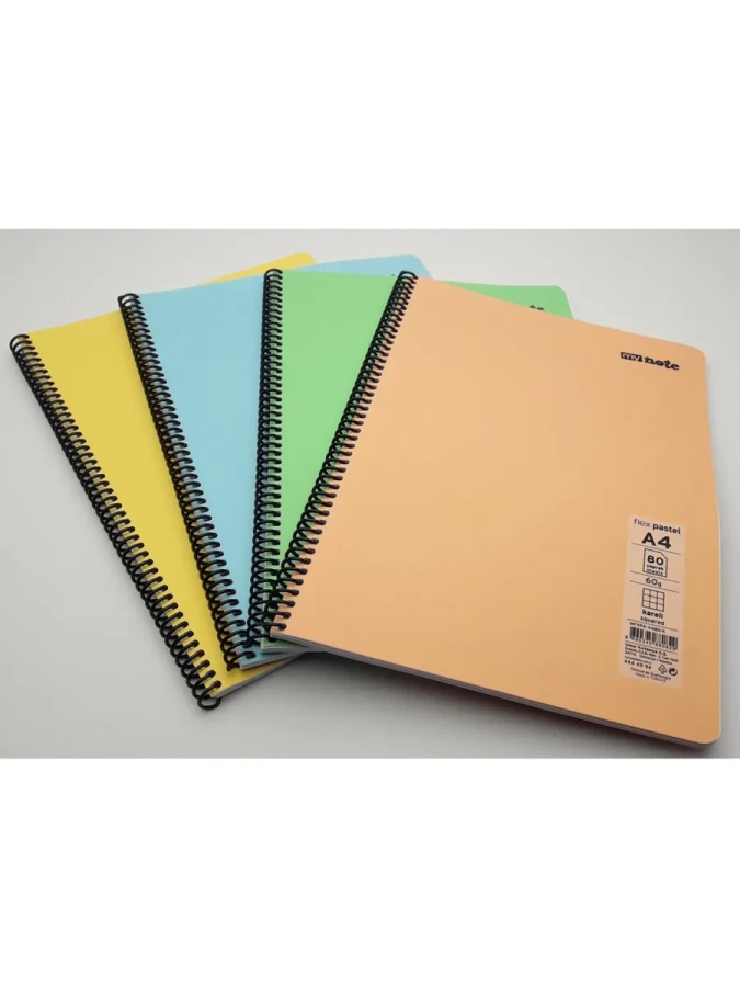 Umur Mynote Flex Konulu A4 Pp Kapak Spiralli Defter 3+1 Bölmeli 120 Yp Mfxko-3+1-120