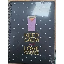Umur Mynote Coffee 18.5x25.5 Cm Sert Kapak Spiralli Defter Kareli 100 Yp Coffee-100-k