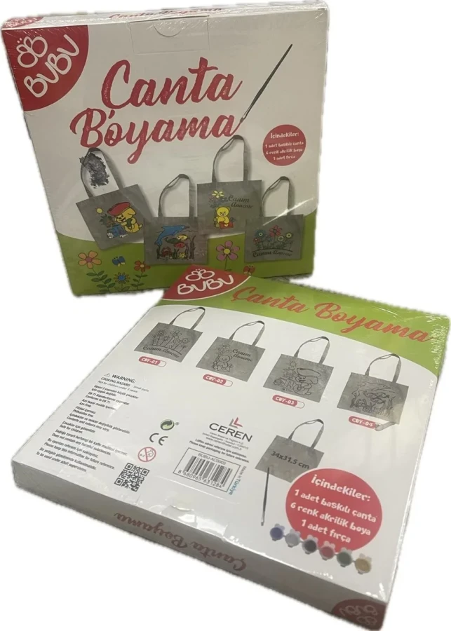 Bubu Çanta (bez) Boyama Bubu-ac0003