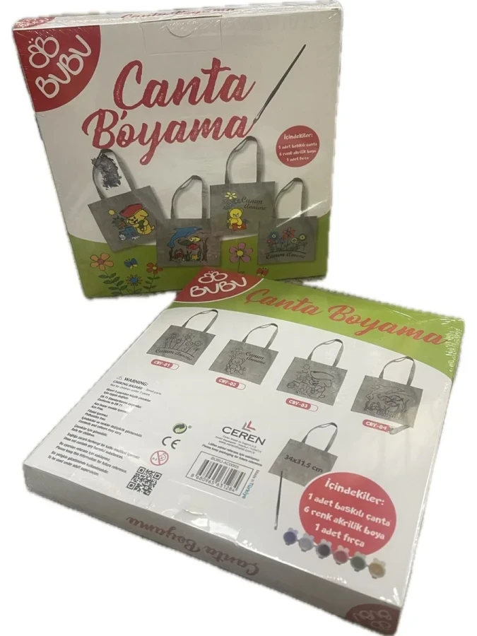 Bubu Çanta (bez) Boyama Bubu-ac0003